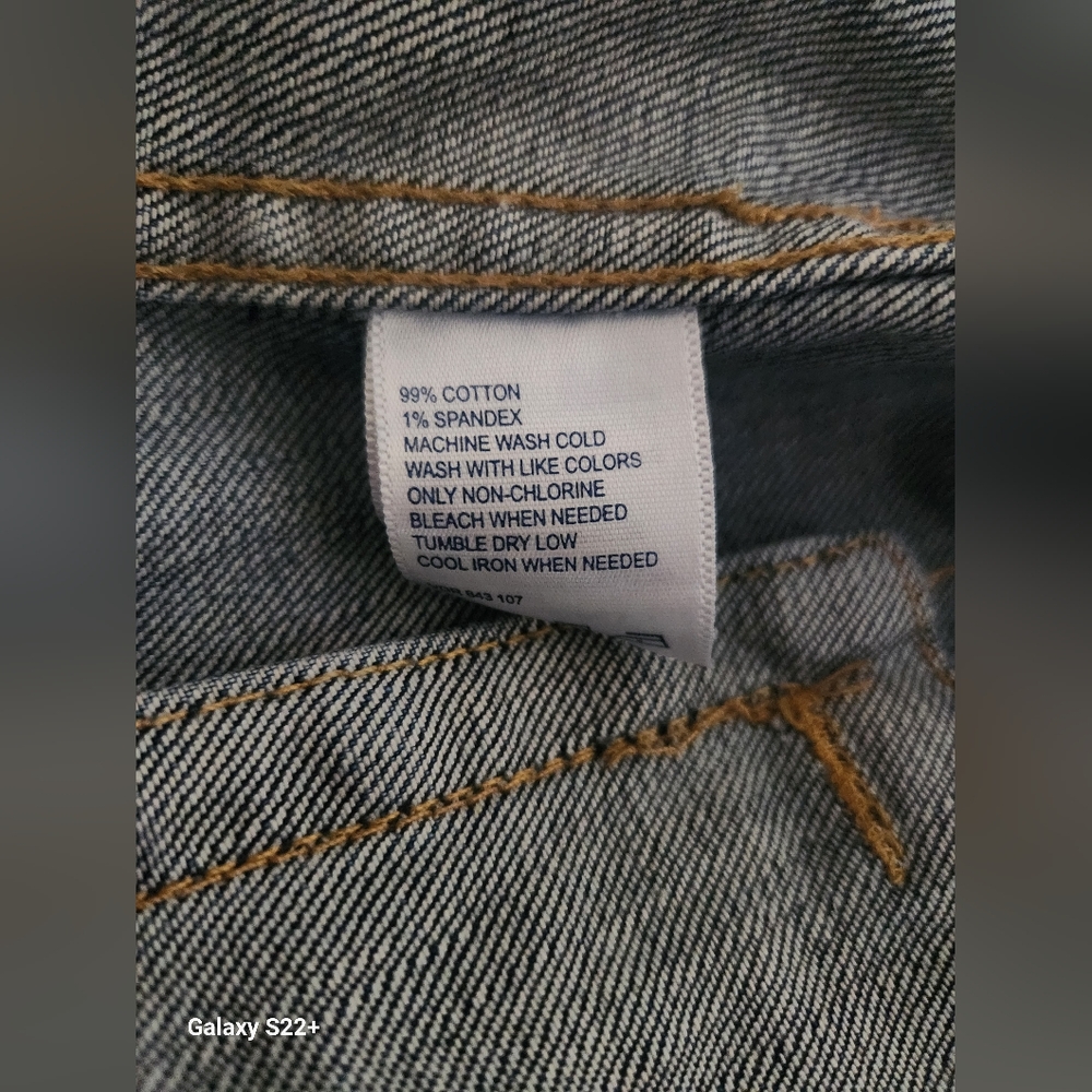 Nautica Women's Blue Denim Jacket SKU A18 - Picture 6 of 7